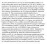 36. The combustion of 1.577 g of carbon disulfide, CS2(l), in a bomb calorimeter with a heat capacity of 4.20 kJ/°C results in an increase in the temperature of the calorimeter and its contents from 22.13 °C to 31.70 °C. What is the internal energy change, Δ𝑈, for the combustion of 1.577 g of carbon disulfide? Calculate the enthalpy of combustion for the carbon disulfide in kilojoules per mole. 37. The neutralization of H3PO4 with KOH is exothermic. H3PO4 (aq) + 3 KOH (aq) --> 3H2O (l) + K3PO4 (aq) + 173.2 kJ If 50.0 mL of 0.213M H3PO4 is mixed with 50.0 mLof 0.640M KOH initially at 22.65 C, predict the final temperature of the solution, assuming its density is 1.13 g/mL and its specific heat is 3.78 J/(g*C). 38. A coffee cup calorimeter with a heat capacity of 7.20 J/C was used to measure the change in enthalpy of a precipitation reaction. A 50.0 mL solution of 0.360M AgNO3 was mixed with 50.0 mL of 0.200M KI. After mixing, the temperature was observed to increase by 2.62 C. Calculate the enthalpy of reaction per mole of precipitate formed (AgI). a) Calculate the theoretical moles of precipitate formed from AgNO3 and KI. b) Calculate the heat change experienced by the calorimeter contents, qcontents. c) Calculate the heat change experienced by the calorimeter contents, qcal. d) Calculate the heat change produced by the solution process, solution, solution. e) Calculate Hsolution for one mole of precipitate formed.