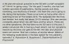 A 36 year-old woman presents to the ED with a chief complaint of "I think I'm going crazy." For the past 3 months, she has had sudden episodes of palpitations, feeling sweaty and dizzy, trembling, and shortness of breath. She feels like she is going to die during the episodes. These occur even at home when she is watching reruns of The Golden Girls. The episodes feel like they last forever, but really last about 10-15 minutes. She now worries constantly about when she will have another attack. There are no other symptoms. She has been to the ED twice in the past 3 weeks convinced she is having a heart attack, but her symptoms resolve by the time she gets to the ED. Her labs and physical exam are normal. She has a history of alcohol abuse. Which of the following medications is the best option for this patient's episodes? A. Alprazolam B. Buspirone C. Diphenhydramine D. Propranolol