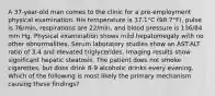 A 37-year-old man comes to the clinic for a pre-employment physical examination. His temperature is 37.1°C (98.7°F), pulse is 76/min, respirations are 22/min, and blood pressure is 136/84 mm Hg. Physical examination shows mild hepatomegaly with no other abnormalities. Serum laboratory studies show an AST:ALT ratio of 3.4 and elevated triglycerides. Imaging results show significant hepatic steatosis. The patient does not smoke cigarettes, but does drink 8-9 alcoholic drinks every evening. Which of the following is most likely the primary mechanism causing these findings?