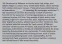 39) Structures as different as human arms, bat wings, and dolphin flippers contain many of the same bones, which develop from similar embryonic tissues. These structural similarities are an example of ________. A) homology B) convergent evolution C) the evolution of common structure as a result of common function D) the evolution of similar appearance as a result of common function 40) Over long periods of time, many cave-dwelling organisms have lost their eyes. Tapeworms have lost their digestive systems. Whales have lost their hind limbs. How can natural selection account for these losses? A) Natural selection cannot account for losses, but accounts only for new structures and functions. B) Natural selection accounts for these losses by the principle of use and disuse. C) Under particular circumstances that persisted for long periods, each of these structures presented greater costs than benefits. D) The ancestors of these organisms experienced harmful mutations that forced them to lose these structures.