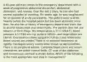 A 40-year-old man comes to the emergency department with a week of progressive abdominal discomfort, abdominal distension, and nausea. Over the last 2 days, he has also had several episodes of vomiting. Six weeks ago, he was hospitalized for an episode of acute pancreatitis. The patient used to drink heavily before the hospitalization but has been abstinent since then. He also has a history of emergency department visits due to alcohol Intoxication and street fights. The patient does not use tobacco or illicit drugs. His temperature is 37 C (98.6 F), blood pressure is 117/84 mm Hg, pulse is 86fmin, and respirations are 16/mln. Examination shows epigastric fullnes.s and tenderness. Bowel sounds are presenl There is no rebound tenderness or rigidity. Cardiopulmonary examination shows no abnormalities. There is no peripheral edema. Complete blood count and serum chemistries are within normal limits. CT scan of the abdomen with Intravenous contrast is shown below. Which of the following is the most appropriate next step In management?