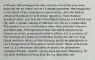 A 40-year-old primigravida who recently moved to your area sees you for an initial visit at 18 weeks gestation. Her pregnancy is the result of an intrauterine insemination, and she had an ultrasound evaluation at 6 weeks gestation. Your medical assistant alerts you that her initial blood pressure is 164/104 mm Hg, with a repeat reading of 166/105 mm Hg 10 minutes later. The patient is on no medications other than prenatal vitamins and feels well. Although she knows her blood pressure was measured at her previous physician's office, she is unaware of the readings and does not remember being told she has high blood pressure. Which of the following would be appropriate in the management of this patient at this time? (Mark all that are true.) A 24-hour urine collection to assess for proteinuria Lisinopril (Prinivil, Zestril), 20 mg daily Atenolol (Tenormin), 50 mg daily Nifedipine (Procardia), 60 mg daily Bed rest