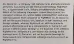 41) Glova Inc., a company that manufactures and sells premium perfumes, is pursuing an 41) international strategy. RightMart Inc., a supermarket chain, follows a multidomestic strategy. Which of the following statements is most likely true of this scenario? A) Glova Inc. will be better protected from exchange rate fluctuations when compared to RightMart Inc. B) Glova Inc. will sell the same products and services in both domestic and foreign markets, whereas RightMart Inc. will customize its product offerings to suit local requirements. C) Glova Inc. will pursue a differentiation strategy at the business level, whereas RightMart Inc. will pursue a cost-leadership strategy at the business level. D) Glova Inc. will not be able to leverage its home-based core competencies in foreign markets as much as RightMart Inc.