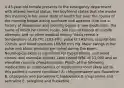 A 43-year-old female presents to the emergency department with altered mental status. Her boyfriend states that she awoke this morning in her usual state of health but over the course of the morning began acting confused and agitated. She has a history of depression and recently began a new medication, the name of which he cannot recall. She has no history of suicide attempts and no other medical history. Vitals reveal a temperature of 39.7ºC (103.4ºF), pulse of 143/min, respirations 22/min, and blood pressure 158/88 mm Hg. Major swings in her pulse and blood pressure are noted during the exam. Neurological exam is significant for hyperreflexia, sustained clonus, and muscular rigidity. Labs reveal WBC of 13,000 and an elevated creatine phosphokinase. Which of the following medications or combinations of medications most likely led to this patient's current condition? A. chlorpromazine and fluoxetine B. citalopram and paroxetine C.haloperidol D. imipramine and sertraline E. selegiline and fluoxetine