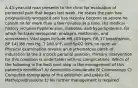 A 43-year-old man presents to the clinic for evaluation of perirectal pain that began last week. He states the pain has progressively worsened and has recently become so severe he cannot sit for more than a few minutes at a time. His medical history includes hypertension, diabetes, and hyperlipidemia, for which he takes metoprolol, enalapril, metformin, and simvastatin. Vital signs include HR 103 bpm, RR 17 breaths/min, BP 141/88 mm Hg, T 100.9°F, and SpO2 99% on room air. Physical examination reveals an erythematous patch of induration at the 2 o'clock perianal position. Primary intervention for this condition is undertaken with no complications. Which of the following is the best next step in the management of this patient's condition? A) Amoxicillin-clavulanate B) Colonoscopy C) Computed tomography of the abdomen and pelvis D) Methylprednisolone E) No further management is required