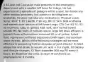 A 44-year-old Caucasian male presents to the emergency department with a swollen left knee for 4 days. He has experienced 2 episodes of podagra within a year. He denies any other medical problems, but admits to drinking beer on weekends. He does not take any medications. Physical exam: Temp: 99.6° F, BP 140/86, P 90 reg, RR 12 Skin: Mild erythema and warmth over dorsum of left knee Lungs: CTA Cor: N1 S1, S2; no murmurs, rubs, or gallops Abd: Soft, with normal bowel sounds MS: No tophi or nodules noted; large left knee effusion is present Knee arthrocentesis removed 20 cc of yellow, turbid fluid. Aspiration confirmed negatively birefringent monosodium urate crystals. Which of the following strategies will be most effective in preventing further episodes of joint attacks? A) Start allopurinol and titrate to serum uric acid < 6.0 mg/dL. B) Dietary and lifestyle changes. C) Start ibuprofen 800 mg PO every 6 hours. D) Alkalinize the urine. E) Start IV colchicine as prophylaxis for 6 months.