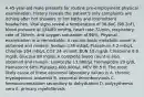 A 45-year-old male presents for routine pre-employment physical examination. History reveals the patient's only complaints are itching after hot showers or hot baths and intermittent headaches. Vital signs reveal a temperature of 36.8oC (98.2oF), blood pressure of 154/89 mmHg, heart rate 72/min, respiratory rate of 16/min, and oxygen saturation of 98%. Physical examination is unremarkable. A routine basic metabolic panel is obtained and reveals: Sodium 138 mEq/L Potassium 4.2 mEq/L Chloride 104 mEq/L CO2 24 mmol/L BUN 18 mg/dL Creatinine 0.8 mg/dL Glucose 89 mg/dL A complete blood count is also obtained and reveals: Leukocyte 13,000/µL Hemoglobin 20 g/dL Hematocrit 60% Platelets 600,000/µL MCV 88.5 fL The most likely cause of these abnormal laboratory values is A. chronic myelogenous leukemia B. essential thrombocytosis C. hemoconcentration secondary to dehydration D. polycythemia vera E. primary myelofibrosis