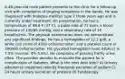 A 48-year-old male patient presents to the clinic for a follow-up visit with complaints of tingling sensations in the hands. He was diagnosed with diabetes mellitus type 2 three years ago and is currently under treatment. On presentation, he has a temperature of 98.6 F (37 C), a pulse rate of 72 bpm, a blood pressure of 130/85 mmHg, and a respiratory rate of 15 breaths/min. The physical examination does not demonstrate any significant findings. He has a hemoglobin of 12.2 g/dl, a white cell count of 4500 cells/microliter, and a platelet count of 300000 cells/microliter. His glycated hemoglobin level (HbA1c) is 7.5% (normal: 4%-5.6%). He complains of passing frothy urine often. The provider decides to evaluate the patient for a complication of diabetes. What is the next best step? A) Urinary albumin to creatinine ratio B) Fractional excretion of sodium C) 24 hours urinary excretion of proteins D) Fundoscopy