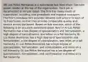 49) Los Pollos Hermanos is a nationwide fast-food chain. Decision power resides at the top of the organization. Each job is documented in minute detail. The firm has many levels of supervision, including vice presidents and regional managers. The firm's headquarters provides detailed instructions to each of its franchisees so that they provide comparable quality and service across the board. Based on this scenario, which of the following is an accurate statement about Tony's? A) Los Pollos Hermanos has a low degree of specialization and formalization, a high degree of centralization, and relies on a flat hierarchy. B) Los Pollos Hermanos has a high degree of specialization and formalization, a low degree of centralization, and relies on a tall hierarchy. C) Los Pollos Hermanos has a high degree of specialization, formalization, and centralization and relies on a tall hierarchy. D) Los Pollos Hermanos has a low degree of specialization, formalization, and centralization and relies on a flat hierarchy.