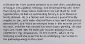 A 50-year-old male patient presents to a rural clinic complaining of fatigue, constipation, lethargy, and intolerance to cold. Other than being on conservative treatment (low salt diet) for mild hypertension, he has no outstanding history of prior illness or family disease. He is a farmer and consumes a predominantly vegetarian diet, with water derived from a local well. On physical examination, you notice an enlarged mass in the anterior part of his neck, which he has noticed has been slowly growing. His vital signs are: heart rate, 60 beats per minute; blood pressure, 110/70 mm Hg; temperature, 37.8°C (100°F). Which of the following would you expect to be an underlying mechanism in the pathophysiology in this case?