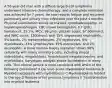 A 50-year-old man with a diffuse large B-cell lymphoma underwent intensive chemotherapy, and a complete remission was achieved for 7 years. He now reports fatigue and recurrent pulmonary and urinary tract infections over the past 4 months. Physical examination shows no masses, lymphadenopathy, or hepatosplenomegaly. CBC shows hemoglobin, 8.7 g/dL; hematocrit, 25.2%; MCV, 88 μm3; platelet count, 67,000/mm3; and WBC count, 2300/mm3 with 15% segmented neutrophils, 5% bands, 2% metamyelocytes, 2% myelocytes, 6% myeloblasts, 33% lymphocytes, 35% monocytes, and 2% eosinophils. A bone marrow biopsy specimen shows 90% cellularity with many immature cells, including ringed sideroblasts, megaloblasts, hypolobated megakaryocytes, and myeloblasts. Karyotypic analysis shows 5q deletions in many cells. This clinical picture is most consistent with which of the following conditions? A De novo acute myeloblastic leukemia B Myeloid metaplasia with myelofibrosis C Myelodysplasia related to therapy D Relapse of his previous lymphoma E Transformation into myeloid leukemia