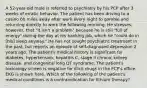 A 52-year-old male is referred to psychiatry by his PCP after 3 weeks of erratic behavior. The patient has been driving to a casino 60 miles away after work every night to gamble and returning directly to work the following morning. He stresses, however, that "it isn't a problem" because he is still "full of energy" during the day at his banking job, which he "could do in [his] sleep anyway." He has not sought psychiatric treatment in the past, but reports an episode of self-diagnosed depression 2 years ago. The patient's medical history is significant for diabetes, hypertension, hepatitis C, stage II chronic kidney disease, and congenital long QT syndrome. The patient's toxicology screen is negative for illicit drugs in the PCP's office. EKG is shown here. Which of the following of the patient's medical conditions is a contraindication for lithium therapy?