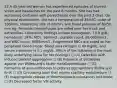 53 A 45-year-old woman has experienced episodes of blurred vision and headaches for the past 6 months. She has had worsening confusion with paresthesias over the past 3 days. On physical examination, she has a temperature of 39.6°C, pulse of 100/min, respiratory rate of 20/min, and blood pressure of 80/50 mm Hg. Petechial hemorrhages are noted over her trunk and extremities. Laboratory findings include hemoglobin, 10.9 g/dL; hematocrit, 34%; MCV, 96/min3 ; platelet count, 28,000/mm3 ; and WBC count, 8500/mm3 . Fragmented RBCs are noted on her peripheral blood smear. Blood urea nitrogen is 40 mg/dL, and serum creatinine is 3.1 mg/dL. Which of the following is the most likely underlying cause for her findings? □ (A) Defective ADP-induced platelet aggregation □ (B) Presence of antibodies against von Willebrand's factor metalloproteinase □ (C) Formation of auto-antibodies to platelet glycoproteins IIb/IIIa and Ib-IX □ (D) Circulating toxin that injures capillary endothelium □ (E) Inappropriate release of thromboplastic substances into blood □ (F) Decreased factor VIII activity