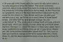 A 56-year-old client meets with the nurse for education about a recently diagnosed atrial fibrillation. The client verbalizes concerns about being away from work too long and doubts about the necessity of having blood tests every week, as the client has no symptoms. Which is the best motivational statement by the nurse for this client? A. "Your doctor wants you to take your warfarin every day, go to the clinic every week to have blood drawn, and then wait for any dosage change. Do you understand?" B. "The medicine and blood work can help prevent blood clots, which can lead to strokes. What do you know about warfarin therapy?" C. "Atrial fibrillation is when your upper heart beats ineffectively and blood clots can go to your brain. Would you like some printed information about this?" D. "You have to take your warfarin and go to the clinic every week for a blood draw. It's not the most convenient way to live, but you have to do it."