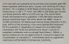 A 57-year-old man presents to his primary care provider with left lower quadrant abdominal pain, nausea, and vomiting of 5 days' duration. He is unable to drink fluids at home due to emesis. His temperature is 100.4 °F, heart rate (HR) is 100 beats per minute, and blood pressure (BP) is 110/70 mm Hg. The examination shows mild tenderness to palpation in the left lower quadrant without peritoneal signs. His white blood cell (WBC) count is 14,000 cells/mm3. He denies ever having these symptoms in the past. Which of the following is the most appropriate treatment for this patient? A. Hospitalize for bowel rest and administer intravenous (IV) fluids and antibiotics B. Begin a course of outpatient antibiotics and encourage fluid intake C. Obtain a barium enema to rule out diverticulitis D. Consult a surgeon for consideration of colectomy E. Immediately perform segmental colectomy and formation of temporary colostomy