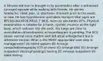 A 58-year-old man is brought in by paramedics after a witnessed syncopal episode while walking with friends. He denies headache, chest pain, or shortness of breath prior to the event, or now. He has hypertension and takes lisinopril.Vital signs are BP150/100,HR78,RR18, T 98.6, room air saturation 97%. Physical examination is notable for a harsh, systolic murmur at the right base, which radiates into the neck. His lungs are clear to auscultation.Atransthoracic echocardiogram is pending. The ECG shows normal sinus rhythm with left atrial enlargement but is otherwise normal. What is the MOST appropriate next step in management? (A) Admit patient (B) Arrange computedtomography (CT) of chest (C) Arrange EEG (D) Arrange outpatient electrophysiologic testing (E) Arrange outpatient tilt-table testing