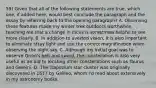 59) Given that all of the following statements are true, which one, if added here, would best conclude the paragraph and the essay by referring back to the opening paragraph? A. Observing these features made my winter trek outdoors worthwhile, teaching me that a change in focus is sometimes helpful to see more clearly. B. In addition to averted vision, it is also important to eliminate stray light and use the correct magnification when observing the night sky. C. Although my initial goal was to observe Orion's belt and sword, the constellation is also very useful as an aid to locating other constellations such as Taurus and Gemini. D. The Trapezium star cluster was originally discovered in 1617 by Galileo, whom I'd read about extensively in my astronomy books.