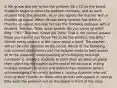 A 5th grade teacher writes the problem 56 x 12 on the board. Students begin to solve the problem mentally, and as each student finds the solution, he or she signals the teacher with a thumbs up signal. When almost every student has given a thumbs-up signal, the teacher has the following dialogue with a student. Teacher: "Billy, what answer did you come up with? Billy: "792." Teacher: "Great job, Billy! That is the correct answer. Raise you hand if you found 792 to be the product, like Billy." Almost every student in the class raised a hand. The teacher writes the next problem on the board. Which of the following instructional adjustments can the teacher make to best assess all of the students' understanding of multiplying two-digit numbers? a. allowing students to write their answers on paper, then collecting the papers at the end of the lesson b. asking multiple students to share and defend their solutions before acknowledging the correct answer c. asking students who not hold up their thumbs to share their answer and explain d. having Billy work the problem out on the board in front of the class