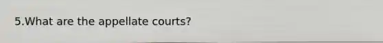 5.What are the appellate courts?