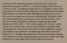 6. Which of the following would not be part of a structural adjustment program (SAP)? A. A country needs a loan due to a currency crisis, crumbling infrastructure, or another reason, and approaches the International Monetary Fund (IMF) and the World Bank (WB). B. The IMF and the WB agree to lend the money if the country creates new economic policies that increase social and other government expenditure, and increase labour and environmental regulations, thereby increasing aggregate demand and the GDP. C. The country agrees to focus on a few industries in which they have a competitive advantage (often changing from subsistence farming to monocropping to grow a great deal of one product) and becomes dependent on those industries. D. Foreign companies buy the industries and employ local labourers at low wages and poor conditions, often with little attention to sustainable use of local natural resources.