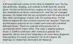 A 60-year-old man comes to the clinic to establish care. He has had grittiness, stinging, and redness in both eyes for several years. He has no history of eye surgery or injury, has not taken any medications or ocular medicaments, and has not changed eyewear. He states that the eye symptoms are not seasonal and they often accompany a facial rash. On examination, he has bilateral blepharitis and minimal conjunctival injection. There are erythematous patches on his cheeks and nose with scattered telangiectasias. There are papules and pustules but no comedones within these areas. The nose is slightly bulbous. Vision is 20/40 in both eyes with corrective glasses (his baseline). Which one of the following is the most likely diagnosis that explains his ocular symptoms? (A) Acne vulgaris (B) Impetigo (C) Seborrheic dermatitis (D) Rosacea