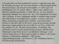 A 61-year-old man has smoked two packs of cigarettes per day for the past 40 years. He has experienced increasing dyspnea for the past 6 years. On physical examination, his vital signs are temperature, 37.1°C; pulse, 60/min; respirations, 18/min and labored; and blood pressure, 130/80 mm Hg. On auscultation, expiratory wheezes are heard over the chest bilaterally. His heart rate is regular. A chest radiograph shows increased lung volume, with flattening of the diaphragms, greater lucency to all lung fields, prominence of pulmonary arteries, and a prominent border on the right side of the heart. Laboratory studies include blood gas measurements of Po2 of 80 mm Hg, Pco2 of 50 mm Hg, and pH of 7.35. He dies of pneumonia. At autopsy, the pulmonary arteries have atheromatous plaques. Which of the following is most likely to have caused these findings? □ (A) Chronic renal failure □ (B) Coronary atherosclerosis □ (C) Cystic fibrosis □ (D) Diabetes mellitus □ (E) Familial hypercholesterolemia □ (F) Obesity □ (G) Phlebothrombosis □ (H) Pulmonary emphysema