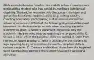 66 A special education teacher in a middle school resource room works with a student who has a mild-to-moderate intellectual disability. The teacher wants to help the student maintain and generalize functional academic skills (e.g. writing clearly, counting accurately, participating in discussions) across the school environment. Which of the following steps would be most important for the teacher to include when creating a plan to support this goal? A. Write a statement explaining why the student is likely to need help generalizing the targeted skills. B. Create a list in which the targeted skills are ranked in order from highest to lowest priority. C. Write a contract for the student to sign agreeing to try to remember to sue the targeted skills in various contexts. D. Create a matrix that shows how the targeted skills can be integrated into the student's various classes and activities.