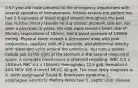 A 67-year-old male presents to the emergency department with several episodes of hematemesis. History reveals the patient has had 5-6 episodes of blood-tinged emesis throughout the past day. Further history reveals he is a chronic alcoholic and has not seen a physician in years. His vital signs reveal a heart rate of 95/min, respirations of 18/min, and a blood pressure of 150/96 mmHg. Physical exam reveals a disheveled male with pink conjunctiva, capillary refill of 2 seconds, and abdominal obesity with distended veins around the umbilicus. You note a tender nodule just to the right of the sternum in the second intercostal space. A complete blood count is obtained revealing: WBC 8.5 x 103/mcL RBC 4.1 x 106/mcL Hemoglobin 10.9 g/dL Hematocrit 40% MCV 105.0 mcm3 MCHC 40 g/dL The most likely diagnosis is A. aorto-esophageal fistula B. Boerhaave syndrome C. esophageal varices D. Mallory-Weiss tear E. peptic ulcer disease