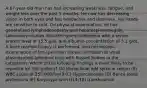 A 67-year-old man has had increasing weakness, fatigue, and weight loss over the past 5 months. He now has decreasing vision in both eyes and has headaches and dizziness. His hands are sensitive to cold. On physical examination, he has generalized lymphadenopathy and hepatosplenomegaly. Laboratory studies indicate hyperproteinemia with a serum protein level of 15.5 g/dL and albumin concentration of 3.2 g/dL. A bone marrow biopsy is performed, and microscopic examination of the specimen shows infiltration of small plasmacytoid lymphoid cells with Russell bodies in the cytoplasm. Which of the following findings is most likely to be reported for this patient? (A) Monoclonal IgM spike in serum (B) WBC count of 255,000/mm3 (C) Hypercalcemia (D) Bence Jones proteinuria (E) Karyotype with t(14;18) translocation