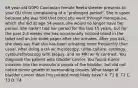 69 year-old G0P0 Caucasian female Reeta skeeter presents to your GU clinic complaining of a "prolonged period". She is upset because she was told that once she went through menopause, which she did at age 54 years, she would no longer have her period. She hadn't had her period for the last 15 years, but for the past 2-3 weeks she has occasionally noticed blood in the toilet and on her toilet paper after she urinates. After you ask, she does say that she has been urinating more frequently than usual. After doing a UA w/ microscopy, urine culture, cytology, cystourethroscopy with biopsy, and an MRI w/ IV contrast. You diagnose the patient with bladder cancer. You found tumor invasion into the muscularis propia of the bladder, but did not notice tumor growth in surrounding tissues. What stage of bladder cancer does this patient most likely have? A. T1 B. T2 C. T3 D. T4