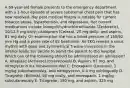 A 69-year-old female presents to the emergency department with a 1-hour episode of severe substernal chest pain that has now resolved. Her past medical history is notable for current tobacco abuse, hypertension, and depression. Her current medications include lisinopril/hydrochlorothiazide (Zestoretic), 10/12.5 mg daily; citalopram (Celexa), 20 mg daily; and aspirin, 81 mg daily. On examination she has a blood pressure of 150/92 mm Hg and a pulse rate of 92 beats/min. An EKG reveals a sinus rhythm with deep and symmetrical T-wave inversions in the inferior leads.You decide to admit the patient to the hospital. Which one of the following should be administered on admission? A. Alteplase (Activase) intravenously B. Aspirin, 81 mg, and nitroglycerin via intravenous drip C. Enoxaparin (Lovenox), 1 mg/kg subcutaneously, and nitroglycerin, 0.4 mg sublingually D. Ticagrelor (Brilinta), 60 mg orally, and enoxaparin, 1 mg/kg subcutaneously E. Ticagrelor, 180 mg, and aspirin, 325 mg