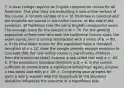 7. A local college requires an English composition course for all freshmen. This year they are evaluating a new online version of the course. A random sample of n = 16 freshmen is selected and the students are placed in the online course. At the end of the semester, all freshmen take the same English composition exam. The average score for the sample is M = 76. For the general population of freshmen who took the traditional lecture class, the exam scores form a normal distribution with a mean of p. = 80. a. If the final exam scores for the population have a standard deviation of a = 12, does the sample provide enough evidence to conclude that the new online course is significantly different from the traditional class? Assume a two-tailed test with a = .05. b. If the population standard deviation is Q = 6, is the sample sufficient to demonstrate a significant difference? Again, assume a two-tailed test with a = .05. c. Comparing your answers for parts a and b, explain how the magnitude of the standard deviation influences the outcome of a hypothesis test.