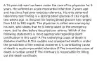 A 74-year-old man has been under the care of his physician for 9 years. He suffered an acute myocardial infarction 2 years ago and has since had poor exercise tolerance. His only abnormal laboratory test finding is a fasting blood glucose of 162 mg/dL two weeks ago. In the past his fasting blood glucose has ranged from 140 to 180 mg/dL. The physician is called one evening by his wife, who states that he is being taken to the emergency room, but he dies before the physician arrives. Which of the following statements is most appropriate regarding death certification in this case? A The underlying cause of death is diabetes mellitus B This sudden and unexpected death is under the jurisdiction of the medical examiner C A contributing cause of death is acute myocardial infarction D The immediate cause of death is cardiac arrest E The mortuary is responsible for filling out the death certificate