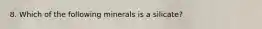 8. Which of the following minerals is a silicate?