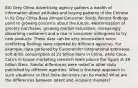 85) Grey China Advertising agency gathers a wealth of information about attitudes and buying patterns of the Chinese in its Grey China Base Annual Consumer Study. Recent findings point to growing concerns about the future, Westernization of grocery purchases, growing market saturation, increasingly discerning customers and a rise in consumer willingness to try new products. These data can be very inconsistent since conflicting findings were reported by different agencies. For example, data gathered by Euromonitor International estimates soft-drink consumption at 23 billion liters in China, while Coca-Cola's in-house marketing research team places the figure at 39 billion liters. Similar differences were noted in other data published by different agencies. What is the best approach in such situations so that finite decisions can be made? What are the differences between latent and incipient markets?