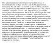 99 A patient presents with complaint of sudden onset of recurrent episodic vertigo for one week that happens when rolling onto the left side. The patient states that this sensation lasts approximately 30 seconds and then goes away.The patient admits to associated nausea. The patient denies associated hearing difficulties or tinnitus. Which of the following is the most likely diagnosis? Benign positional vertigo Ménière's disease Acoustic neuroma Vestibular neuronitis Benign positional vertigo is characterized by the sudden onset of vertigo when rolling onto the affected side or tilting the head up. The typical duration is less than a minute. There can be associated nausea and vomiting. There is no impact on hearing and no associated tinnitus. Ménière's disease is characterized by a sudden onset of vertigo that lasts several hours to more than a day. Patients typically have sensorineural hearing loss and tinnitus. Acoustic neuroma is characterized by an insidious onset of vertigo with impaired unilateral hearing and the presence of tinnitus. Vestibular neuronitis (acute labyrinthitis) has a sudden onset of vertigo lasting hours to two weeks. There is no hearing impairment or tinnitus.