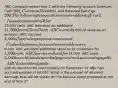 ABC Company ended Year 1 with the following account balances: Cash 600, Common Stock400, and Retained Earnings 200. The following transactions occurred during Year 2: Issued common stock for19,000 cash. ABC borrowed an additional 11,000 from Chris Bank. ABC earned9,000 of revenue on account. ABC incurred 4,000 of operating expenses on account. Cash collections of accounts receivables were6,000. ABC provided additional services to customers for 1,000 cash. ABC purchased land for14,000. ABC used 3,000 in cash to make a partial payment on its accounts payable. ABC declared and paid a200 dividend to the stockholders On December 31 ABC had accrued salaries of 4,000. What is the amount of retained earnings that will be shown on the balance sheet prepared at the end of Year 2?