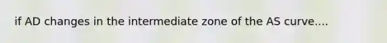 if AD changes in the intermediate zone of the AS curve....