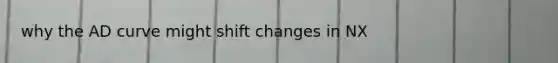 why the AD curve might shift changes in NX