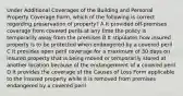 Under Additional Coverages of the Building and Personal Property Coverage Form, which of the following is correct regarding preservation of property? A It provided off-premises coverage from covered perils at any time the policy is temporarily away from the premises B It stipulates how insured property is to be protected when endangered by a covered peril C It provides open peril coverage for a maximum of 30 days on insured property that is being moved or temporarily stored at another location because of the endangerment of a covered peril D It provides the coverage of the Causes of Loss Form applicable to the insured property while it is removed from premises endangered by a covered peril