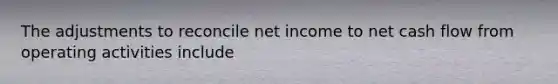 The adjustments to reconcile net income to net cash flow from operating activities include