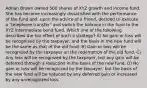 Adrian Brown owned 500 shares of XYZ growth and income fund. She has become increasingly dissatisfied with the performance of the fund and, upon the advice of a friend, decided to execute a "telephone transfer" and switch the balance in the fund to the XYZ intermediate bond fund. Which one of the following describes the tax effect of such a strategy? A) No gain or loss will be recognized by the taxpayer, and the basis in the new fund will be the same as that of the old fund. B) Gain or loss will be recognized by the taxpayer on the redemption of the old fund. C) Any loss will be recognized by the taxpayer, but any gain will be deferred through a reduction in the basis of the new fund. D) No gain or loss will be recognized by the taxpayer, but the basis of the new fund will be reduced by any deferred gain or increased by any unrecognized loss.