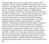 -Aesthesiometer​- test to see if a baby reacts to touch -Pain? : distraction, rocking, control, relaxation, Buzzy (distraction, cold, vibration)—not suggestion or sucrose​ (sugar water) -Circumcised boys wo/anesthesia = more pain from subsequent vaccinations (Lancet, '97) -Early experience of pain can disorganize an individuals ability to sustain pain tolerance later on -Touch heels -Endurance of severe pain = disrupts capacity, allowing a baby to endure severe pain overwhelms the nervous system with a stress hormones, which can disrupt the child's developing capacity to handle common, everyday stressors. The reult is heightened pain sensitivity, sleep disturbances, feeding problems, and difficulty calming down when upset. -Congenital insensitivity to pain with anhidrosis (CIPA)​-rare autosomal recessive disorder of the nervous system which prevents the feeling of pain or temperature, and prevents a person from sweating -Fundamental means of interaction between parents and babies. Within the first few days, mothers can recognize their own newborn baby by stroking the infant's cheek or hand. -Touch helps stimulate early physical growth, and it is vital for emotional development. -Newborn babies respond to touch, especially around the mouth, on the palms, and the soles of the feet