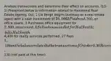 Analyze transactions and determine their effect on accounts. (LO 1) Presented below is information related to Hammond Real Estate Agency. Oct. 1 Lia Berge begins business as a real estate agent with a cash investment of 30,000 2 Paid rent,700, on office space. 3 Purchases office equipment for 2,800, on account. 6 Sells a house and lot for Hal Smith; bills Hal Smith4,400 for realty services performed. 27 Pays 1,100 on the balance related to the transaction of October 3. 30 Receives bill for October utilities,130 (not paid at this time).