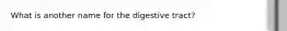 What is another name for the digestive tract?