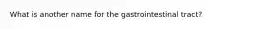 What is another name for the gastrointestinal tract?