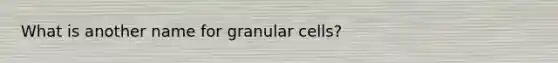 What is another name for granular cells?