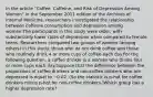 In the article "Coffee, Caffeine, and Risk of Depression Among Women" in the September 2011 edition of the Archives of Internal Medicine, researchers investigated the relationship between caffeine consumption and depression among women.The participants in this study were older, with substantially lower rates of depression when compared to female teens. Researchers compared two groups of women (among others) in this study: those who do not drink coffee and those who routinely drink 4 or more cups of coffee each day.For the following question, a coffee drinker is a woman who drinks four or more cups each day.Suppose that the difference between the proportions of coffee drinkers and non-coffee drinkers who are depressed is equal to −0.02. (So the statistic is p-hat for coffee drinkers minus p-hat for non-coffee drinkers.)Which group has a higher depression rate?