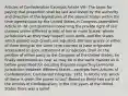 Articles of Confederation Excerpts Article VIII- The taxes for paying that proportion shall be laid and levied by the authority and direction of the legislatures of the several States within the time agreed upon by the United States in Congress assembled. Article IX- All controversies concerning the private right of soil claimed under different grants of two or more States, whose jurisdictions as they may respect such lands, and the States which passed such grants are adjusted, the said grants or either of them being at the same time claimed to have originated antecedent to such settlement of jurisdiction, shall on the petition of either party to the Congress of the United States, be finally determined as near as may be in the same manner as is before prescribed for deciding disputes respecting territorial jurisdiction between different States.- excerpts from Articles of Confederation, Continental Congress, 1781 In Article VIII, which of these is given the power to tax? Based on these two parts of the Articles of Confederation, in the first years of the United States there was a belief