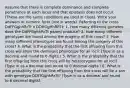 Assume that there is complete dominance and complete penetrance at each locus and that epistasis does not occur. (These are the same conditions we used in class). Write your answers in numeric form (not in words). Referring to the cross DdFFGghhRrTt x DDffGgHhRRTt: 1. How many different gametes does the DdFFGghhRrTt parent produce? 2. How many different genotypes are found among the progeny of this cross? 3. How many different phenotypes are found among the progeny of this cross? 4. What is the probability that the first offspring from this cross will show the dominant phenotype for all loci? (Type in as a decimal and round to 6 digits.) 5. What is the probability that the first offspring from this cross will be heterozygous for all loci? (Type in as a decimal and round to 6 decimal digits.) 6. What is the probability that the first offspring from this cross will be a son with genotype DDFfGghhRrTt? (Type in as a decimal and round to 6 decimal digits).